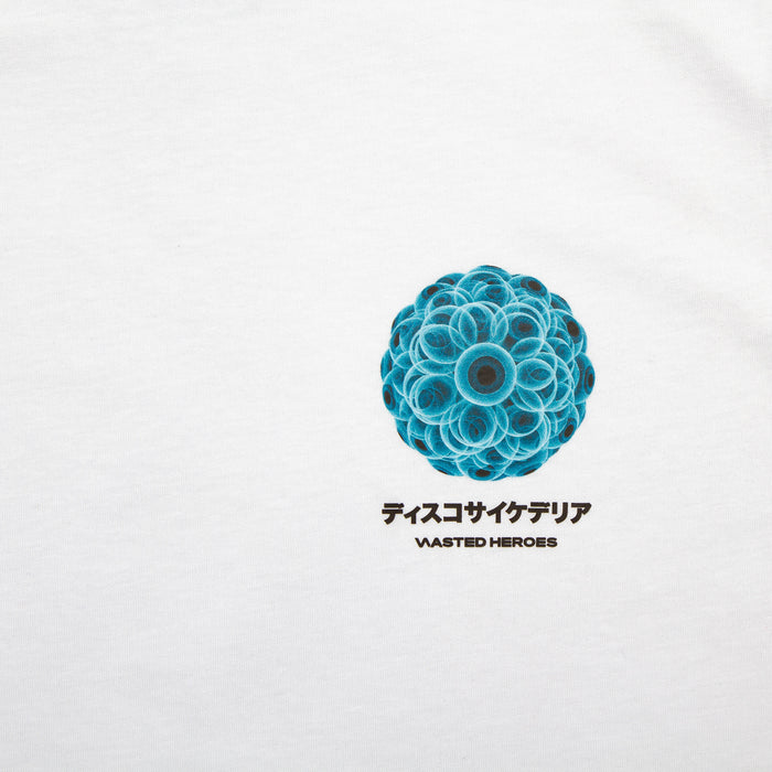 047 Disco Psychedelia Back Print - Tshirt - White