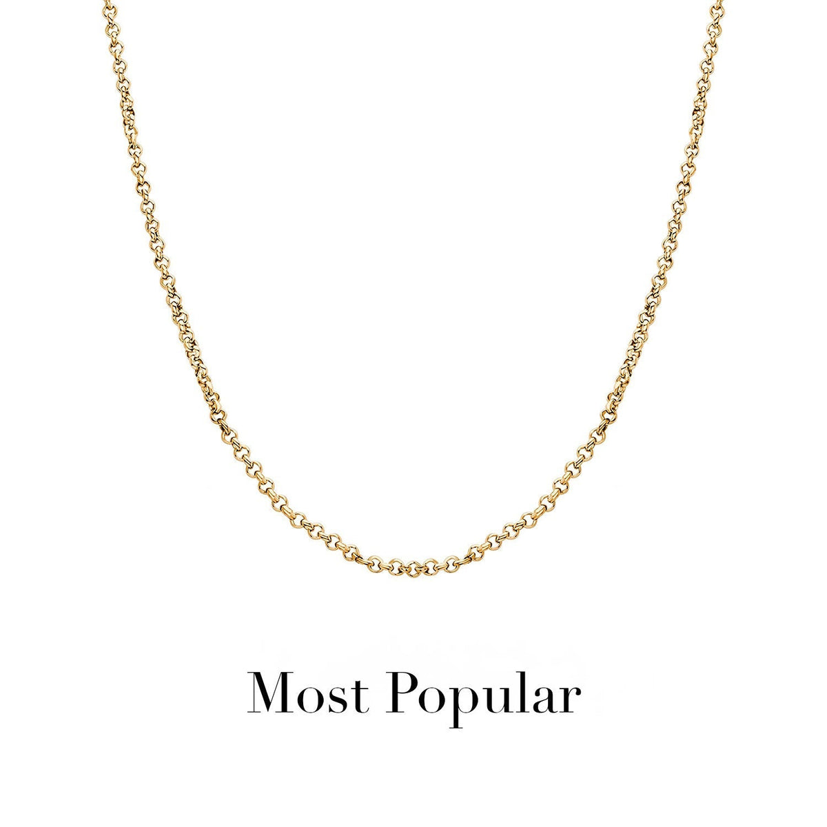Layering Box Chain Necklace (Gold)