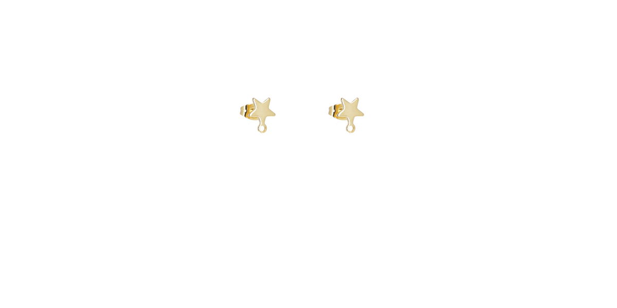 Star Studs (Gold Plated)