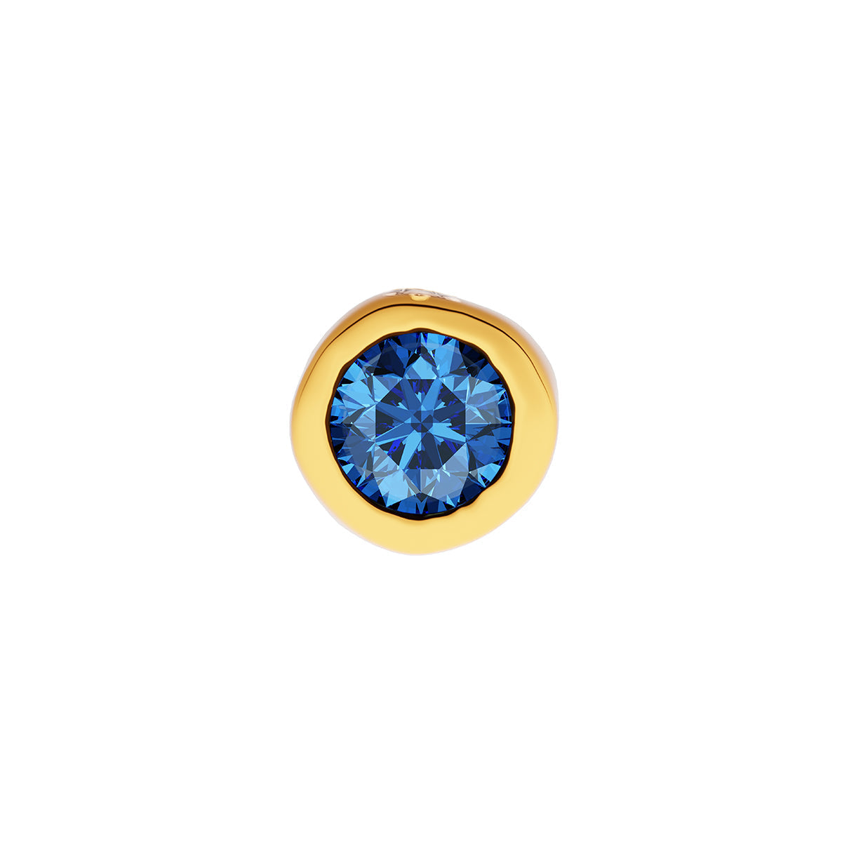 Fine Molten Birthstone Necklace (Gold)