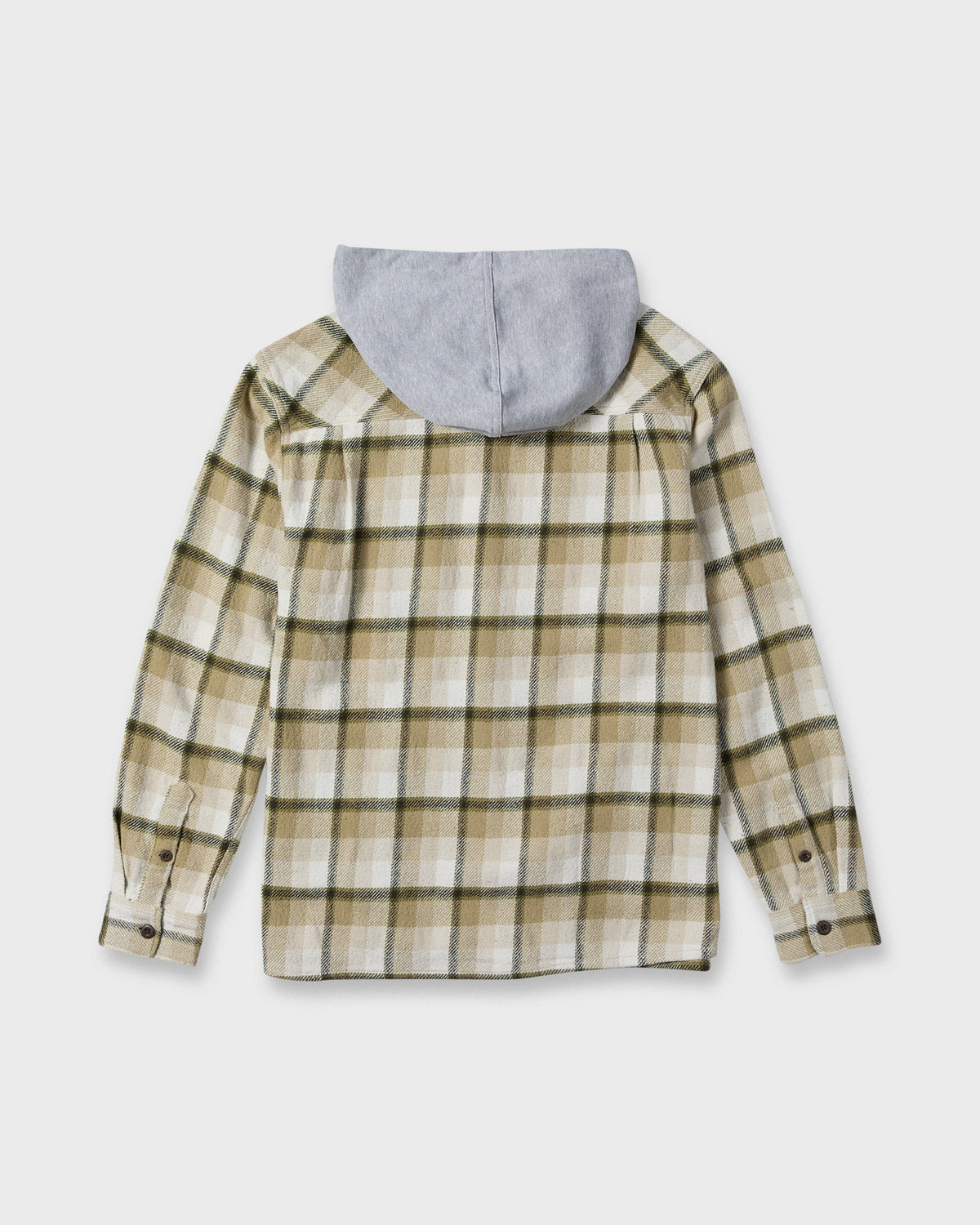 Saltwater Hooded Long Sleeve Flannel Shirt - Twill