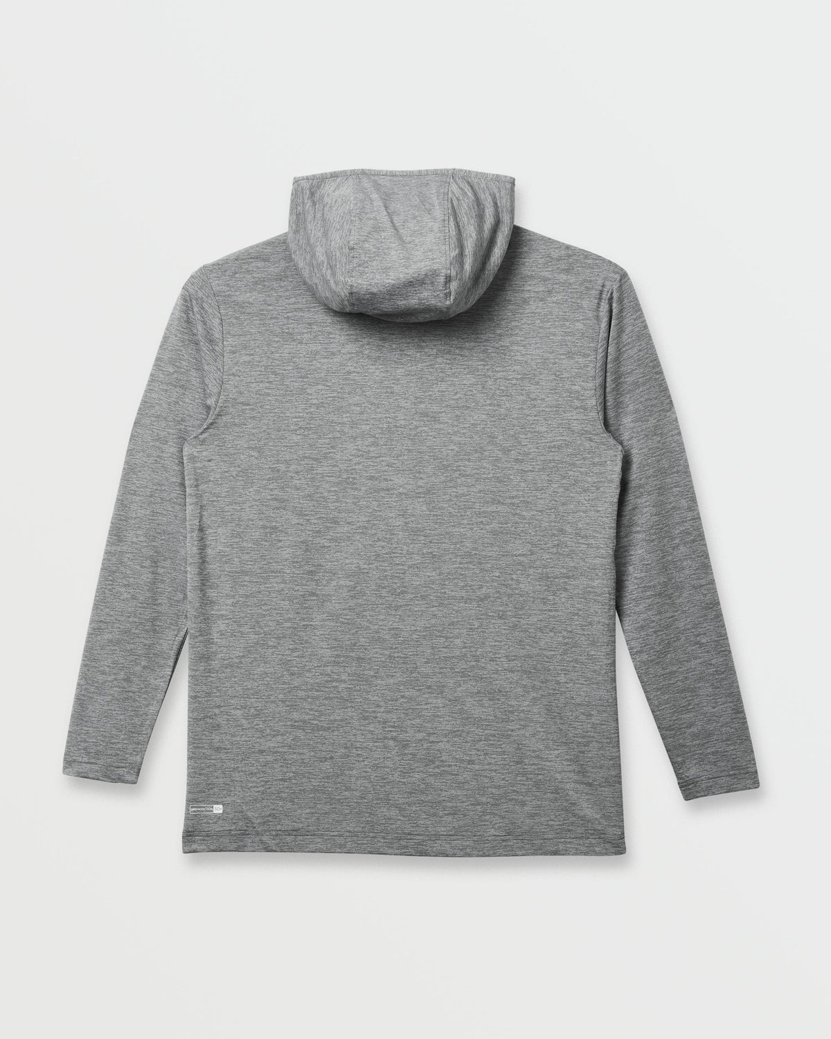 Dna Logo Surf Hood Long Sleeve Surf Tee - Smoked Gray Heather