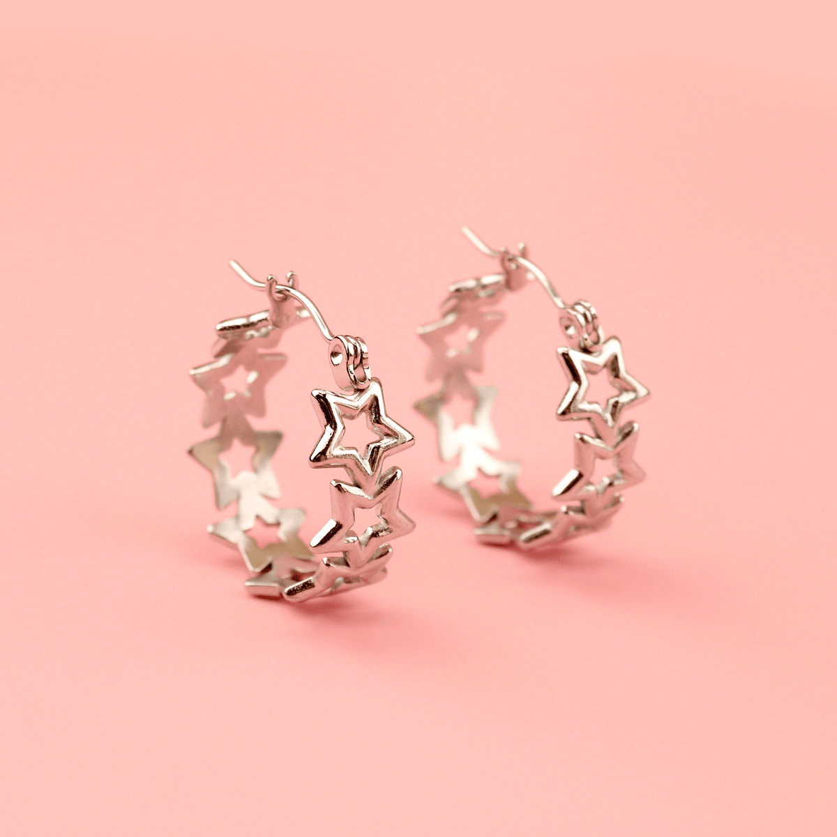 Stardust Hoop Earrings
