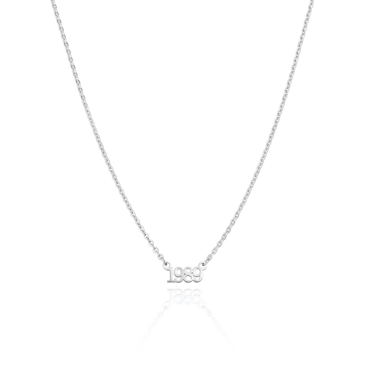 Editorial Date Necklace (Silver)