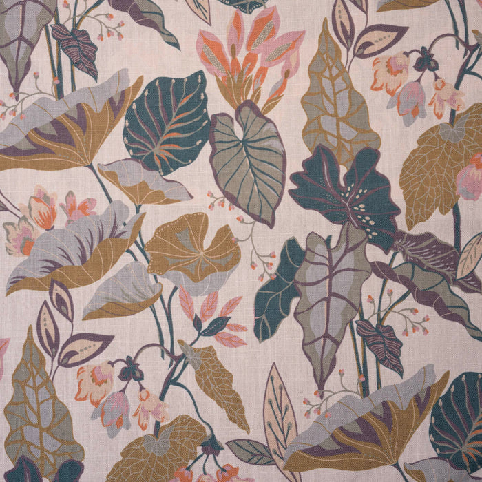 DELIA - TROPICAL PRINT UPHOLSTERY FABRIC BY THE YARD