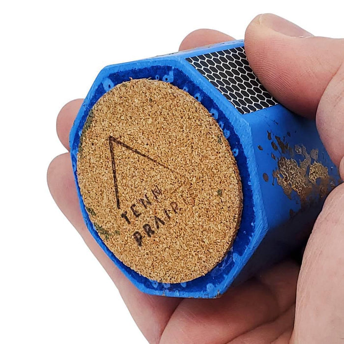 Match Holder - Blue Gold Concrete (Blue Matches) by Tenn Prairie