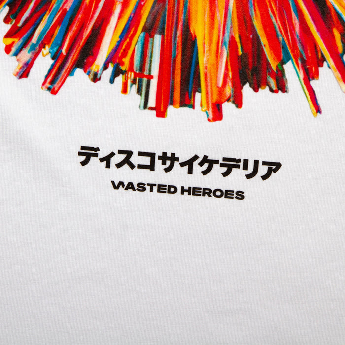 024 Disco Psychedelia Back Print - Tshirt - White