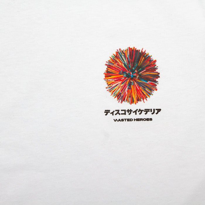 024 Disco Psychedelia Back Print - Tshirt - White