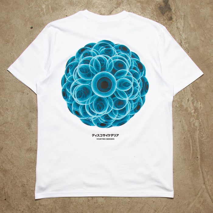 047 Disco Psychedelia Back Print - Tshirt - White