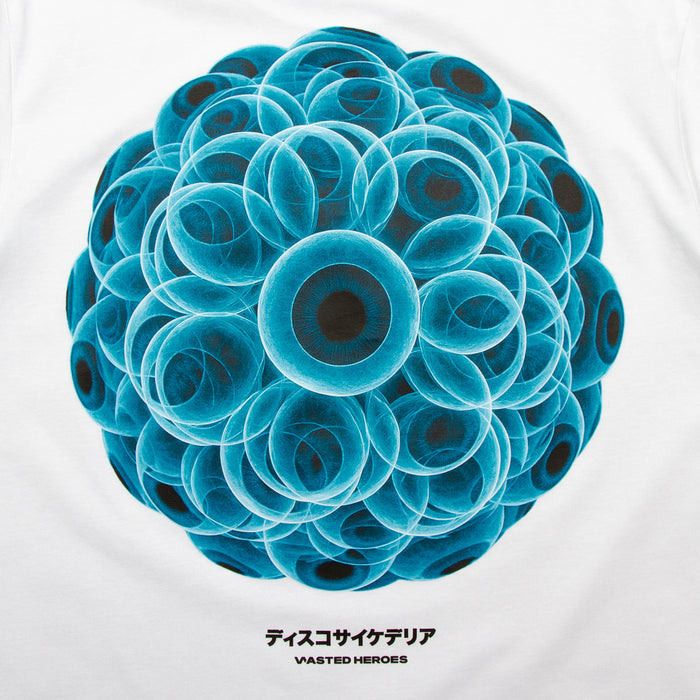 047 Disco Psychedelia Back Print - Tshirt - White