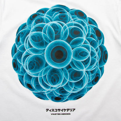 047 Disco Psychedelia Back Print - Tshirt - White