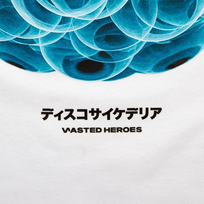 047 Disco Psychedelia Back Print - Tshirt - White
