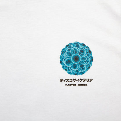 047 Disco Psychedelia Back Print - Tshirt - White