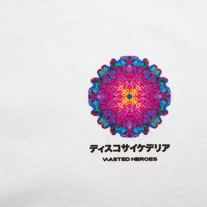 054 Orb Disco Psychedelia Back Print - Tshirt - White