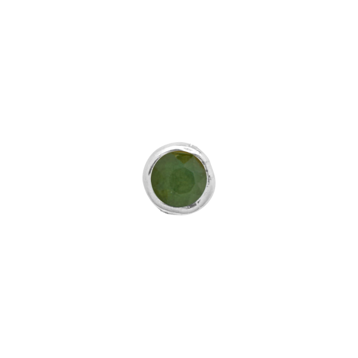 Made Mine Charms - Round Birthstone Charms (Silver)