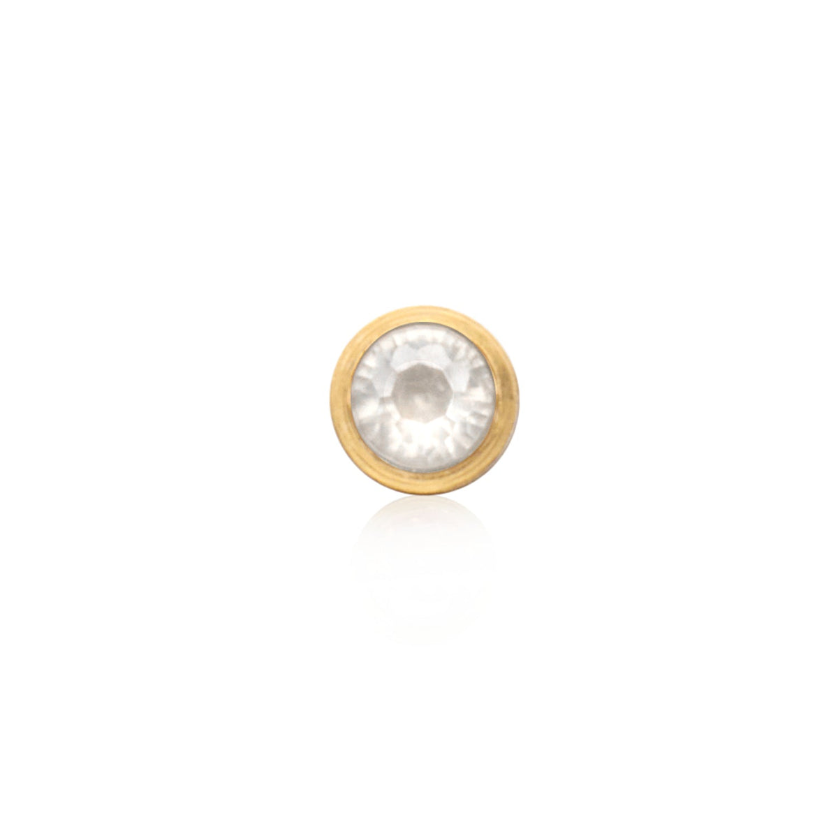 Double Initial Icon - Birthstone (Gold)