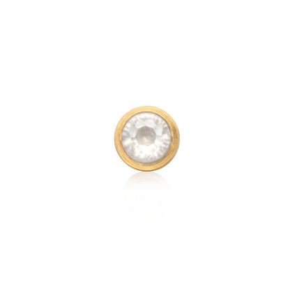 Stamped - Crystal Heart Birthstone