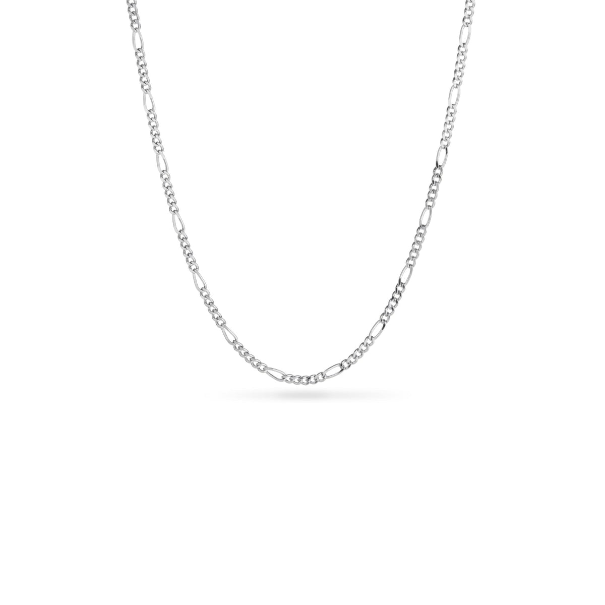 Floating Charm Heart Locket Necklace (Silver)