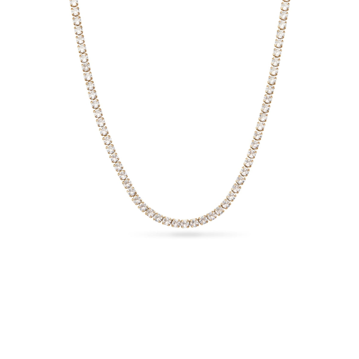 Entwine Initial Necklace (Gold)