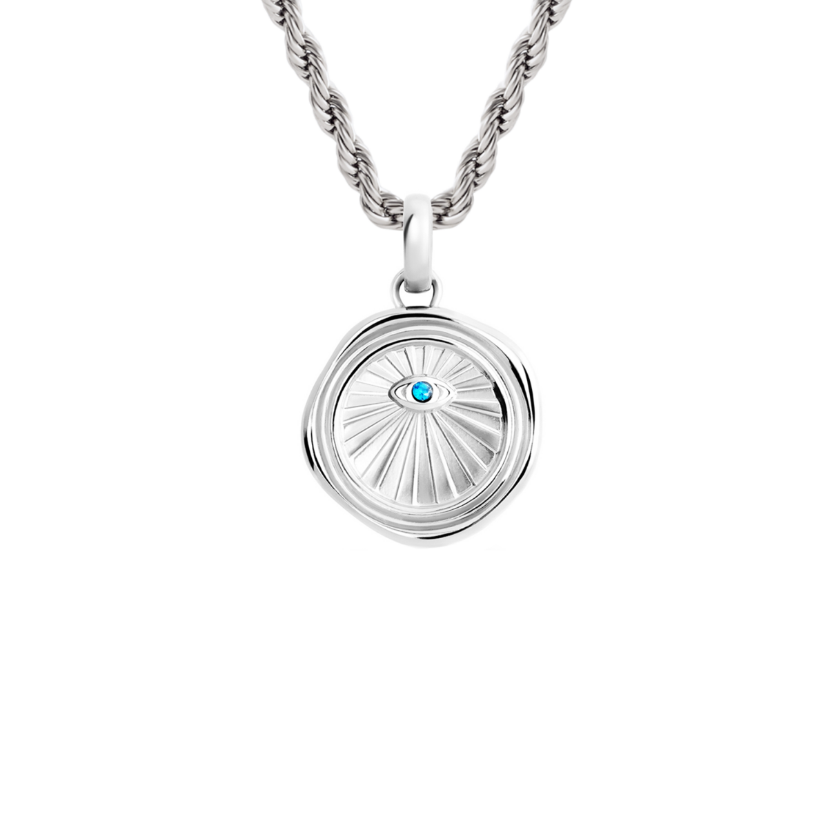 Layering Small Rope Chain Necklace (Silver)