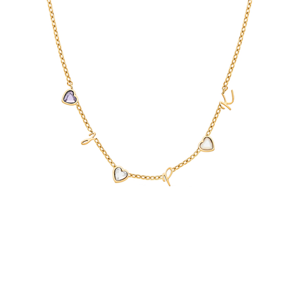 Made Mine Charm Necklace (Gold)