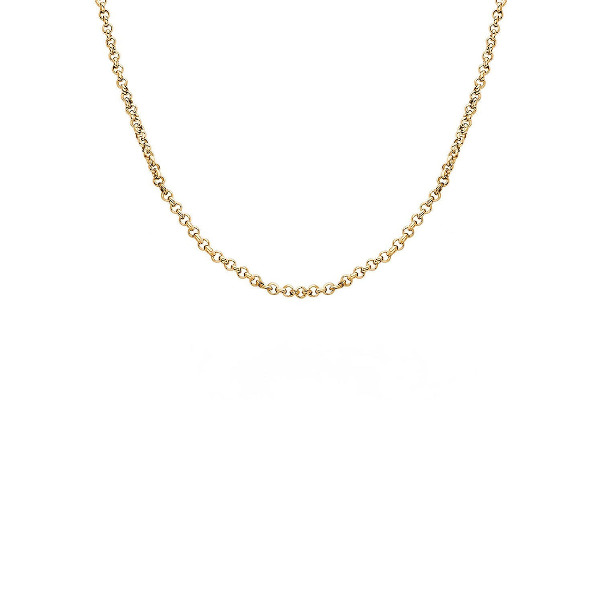 Layering Box Chain Necklace (Gold)