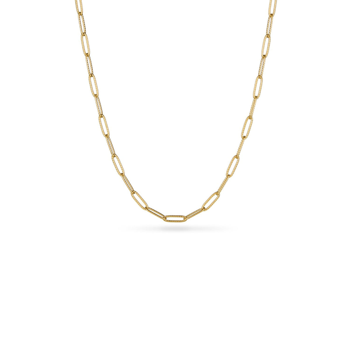 Mother of Pearl Heart Necklace (Gold)