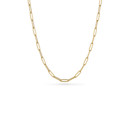 Butter Yellow Quartz Heart Necklace (Gold)