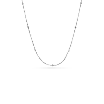 Cursive Name Necklace (Silver)