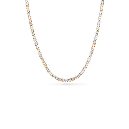 Mother of Pearl Heart Necklace (Gold)