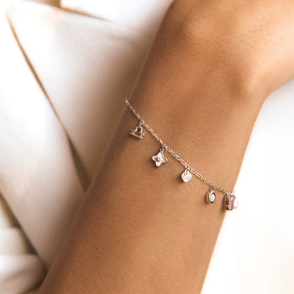 Made Mine Fine Charm Bracelet (Silver)