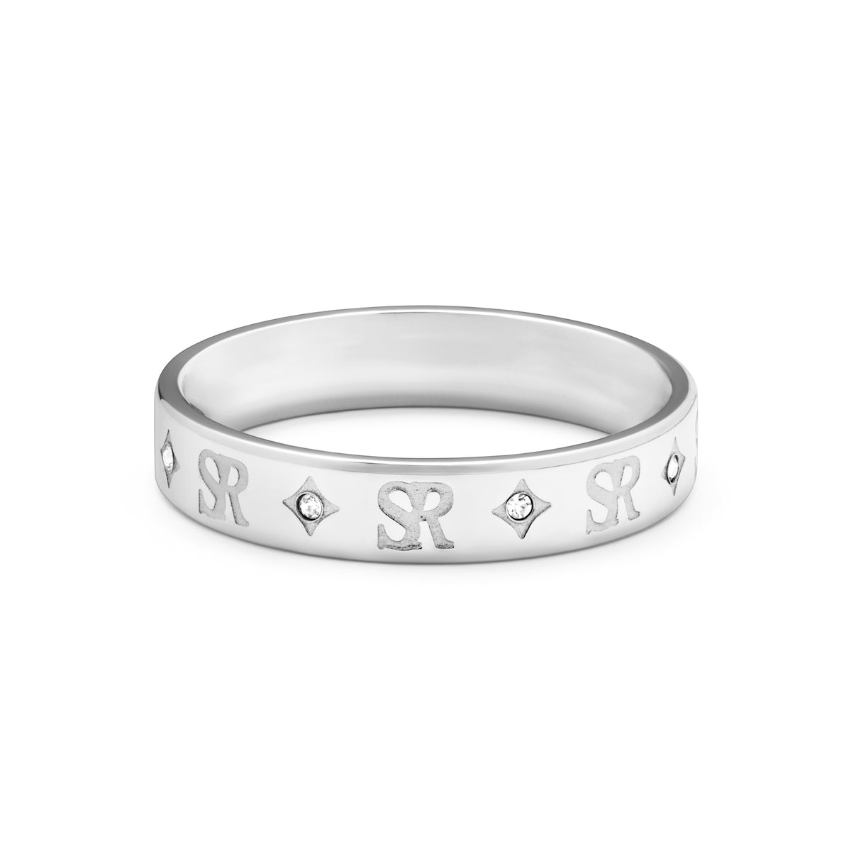 Own Way Monogram Ring (Silver)