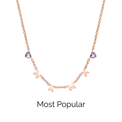 Made Mine Name Necklace - Rose Gold