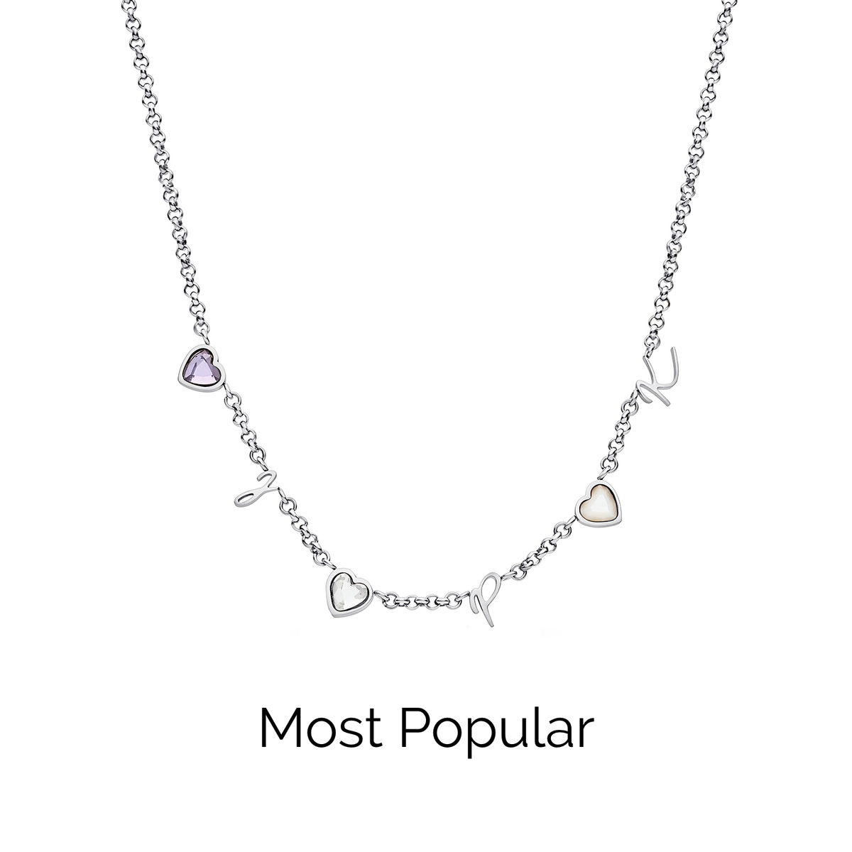 Made Mine Charm Necklace (Silver)