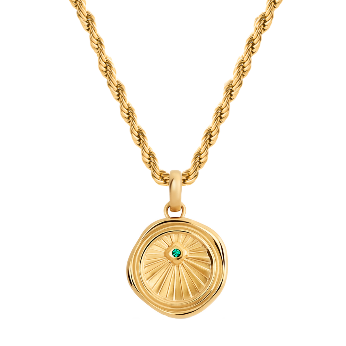 Layering Small Rope Chain Necklace (Gold)