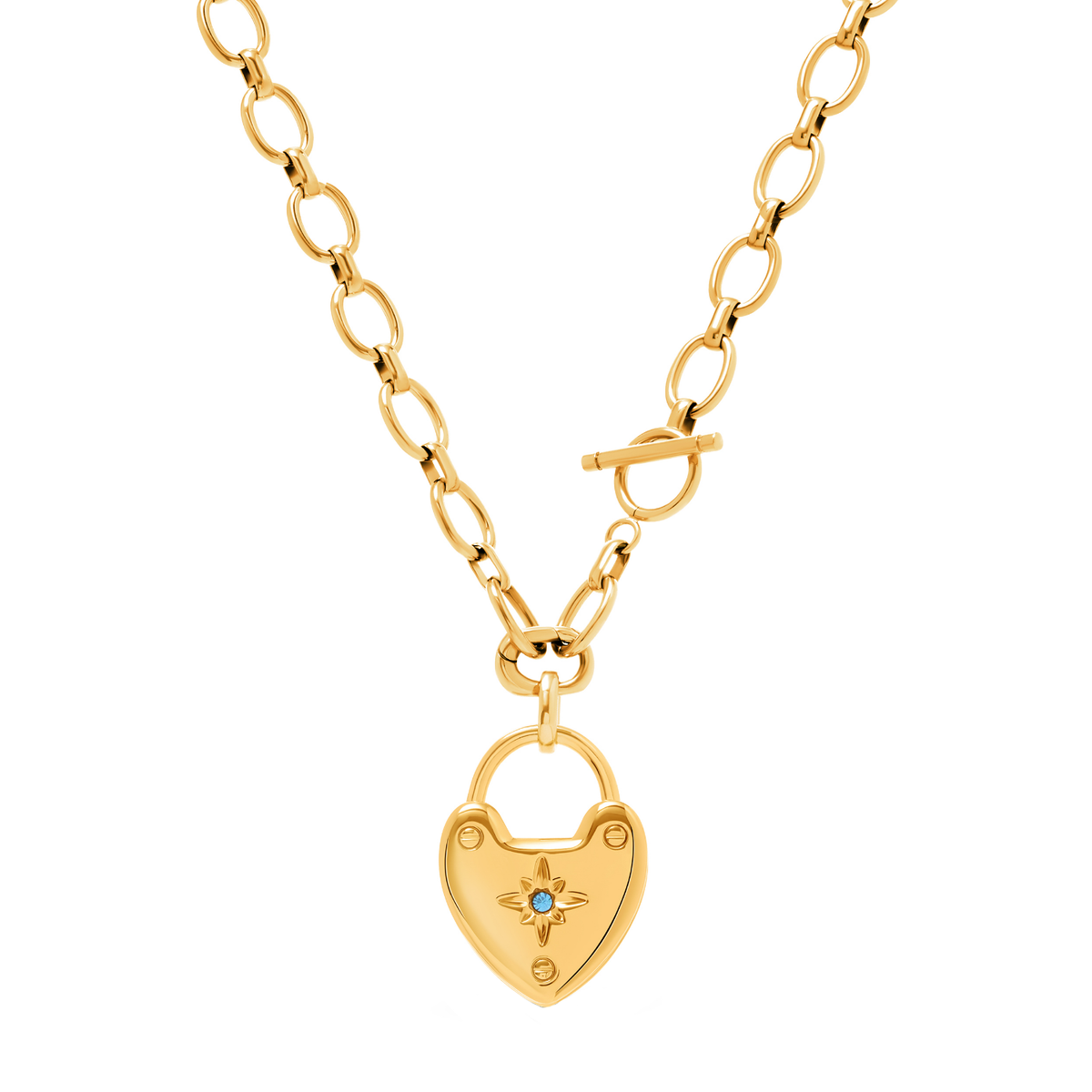 Photo Love Locket Necklace (Gold) - TEST