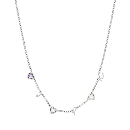 Made Mine Charm Necklace (Silver)