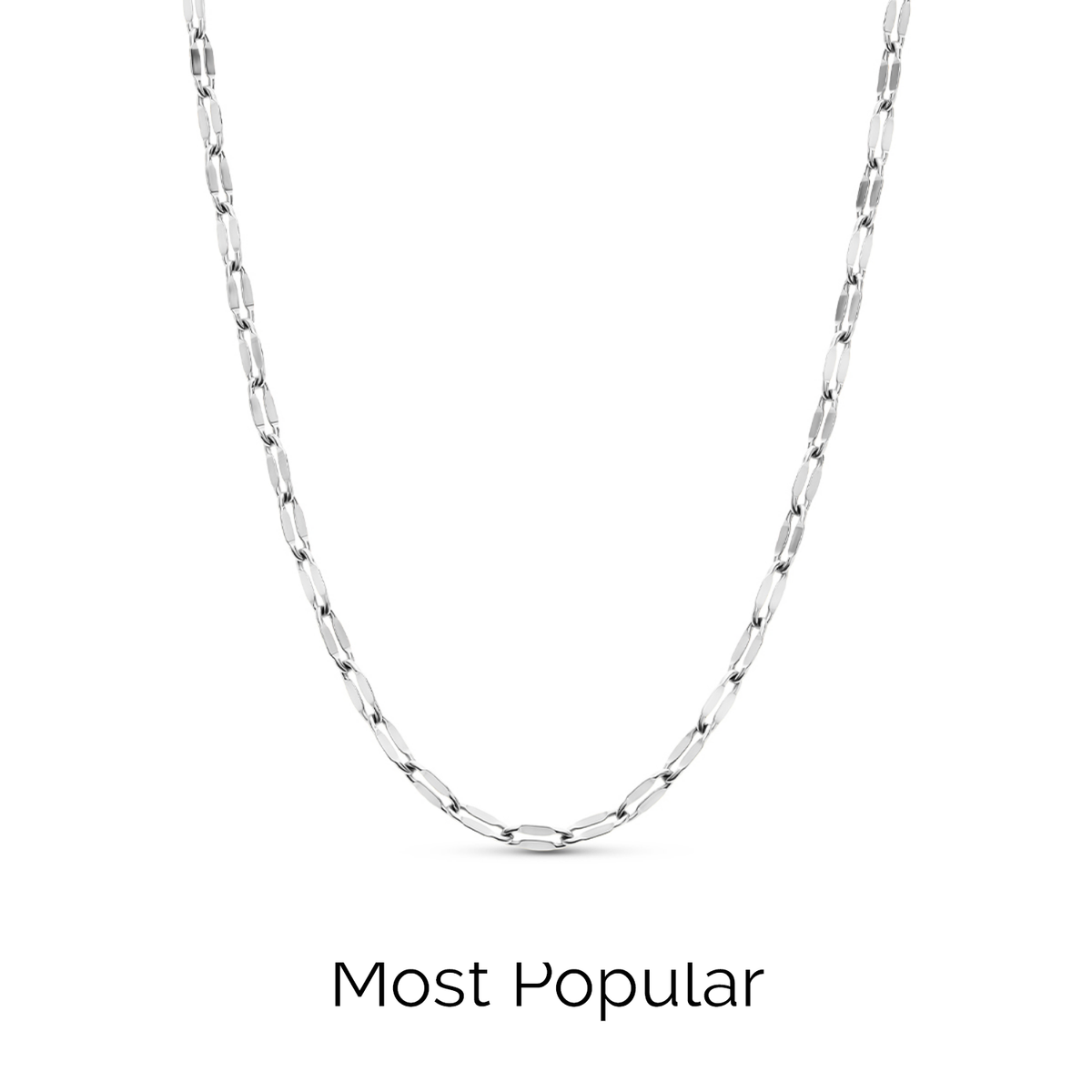 Padlock Necklace (Silver)