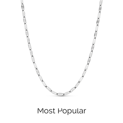 Padlock Necklace (Silver)