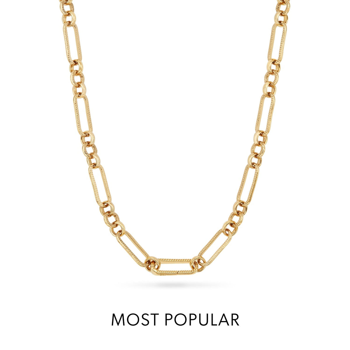 Mother of Pearl Heart Necklace (Gold)