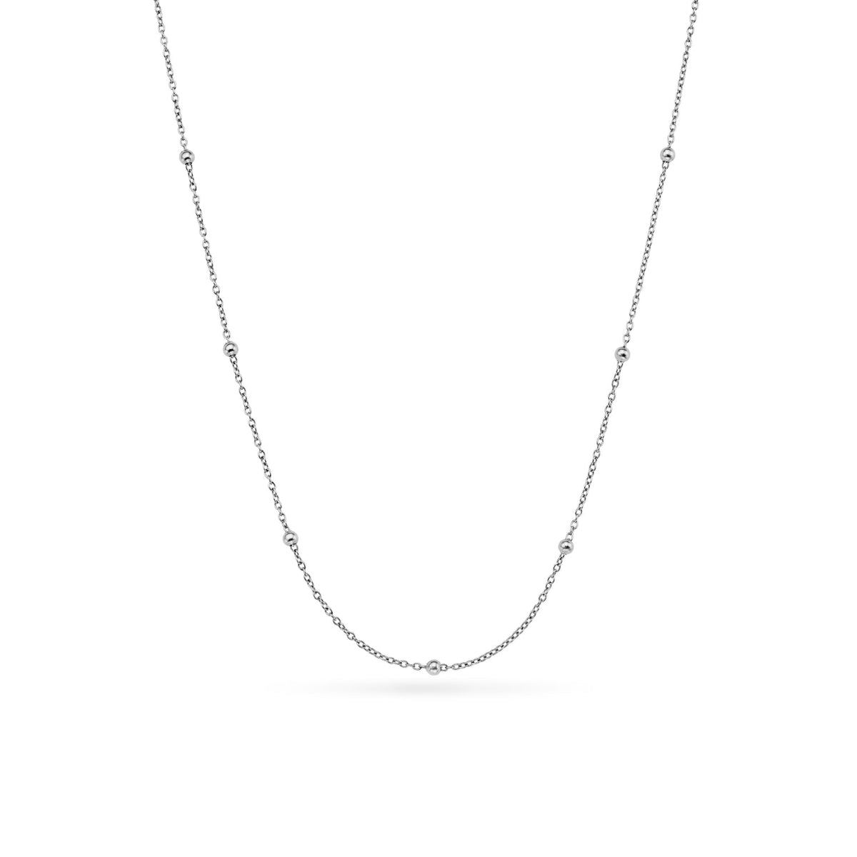 Sphere Chain Necklace (Silver)