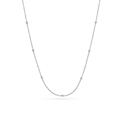 Mother of Pearl Cushion Necklace & Earrings Set (Silver)
