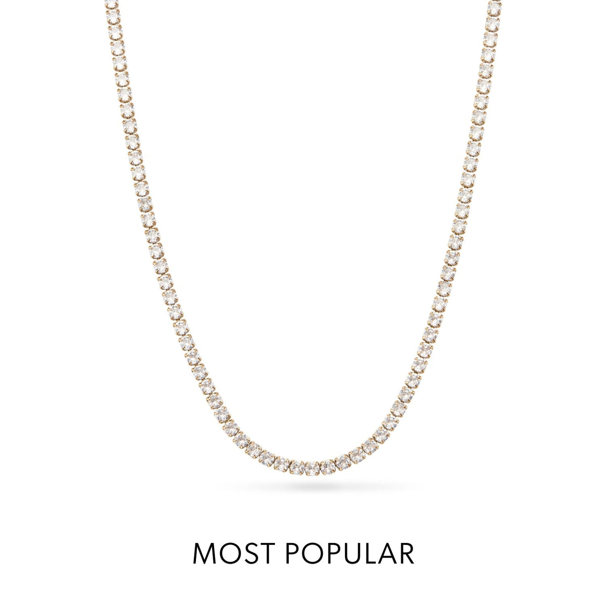 Mother of Pearl Heart Necklace (Gold)