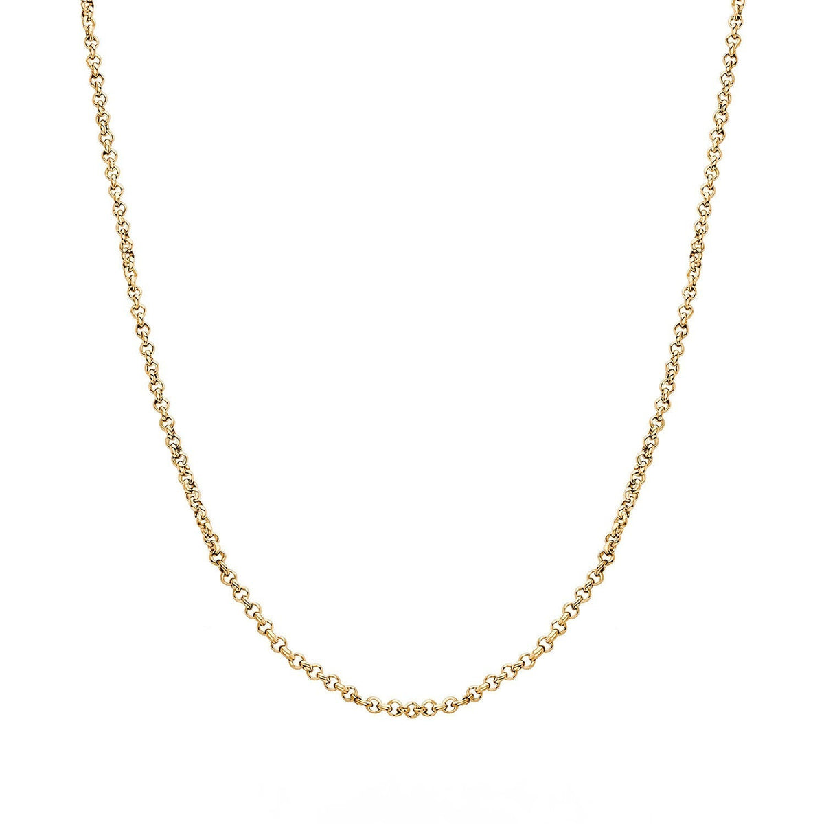 Layering Box Chain Necklace (Gold)