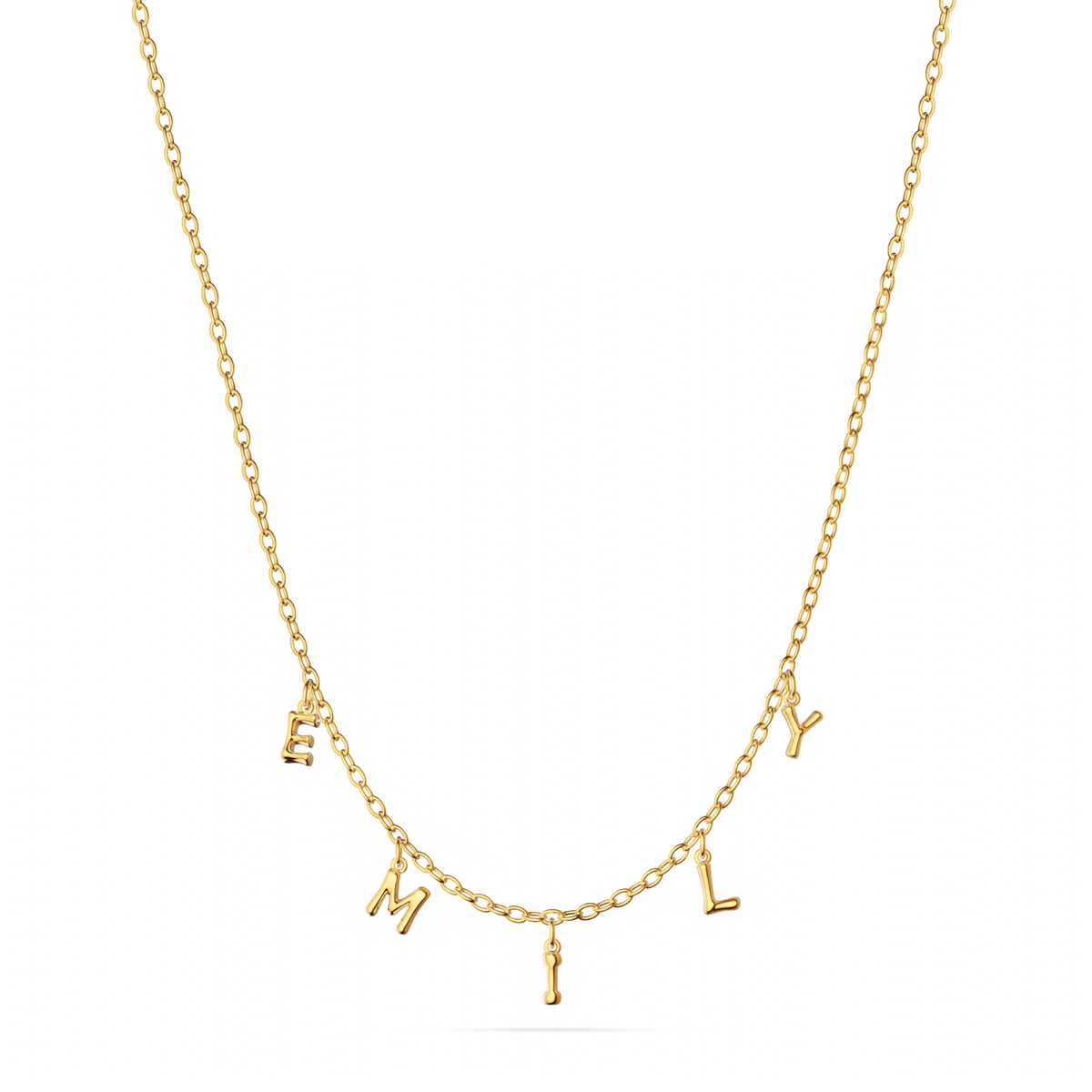 Made Mine Fine Name Necklace (Gold)