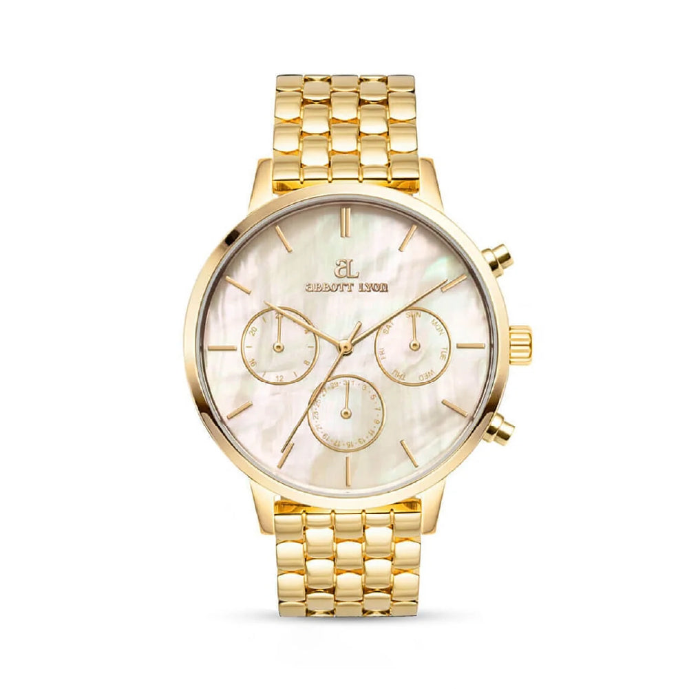 Pearl Link Nueva 40 Watch - Gold