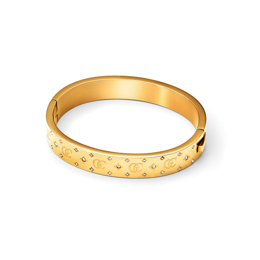 Own Way Monogram Bangle (Gold)