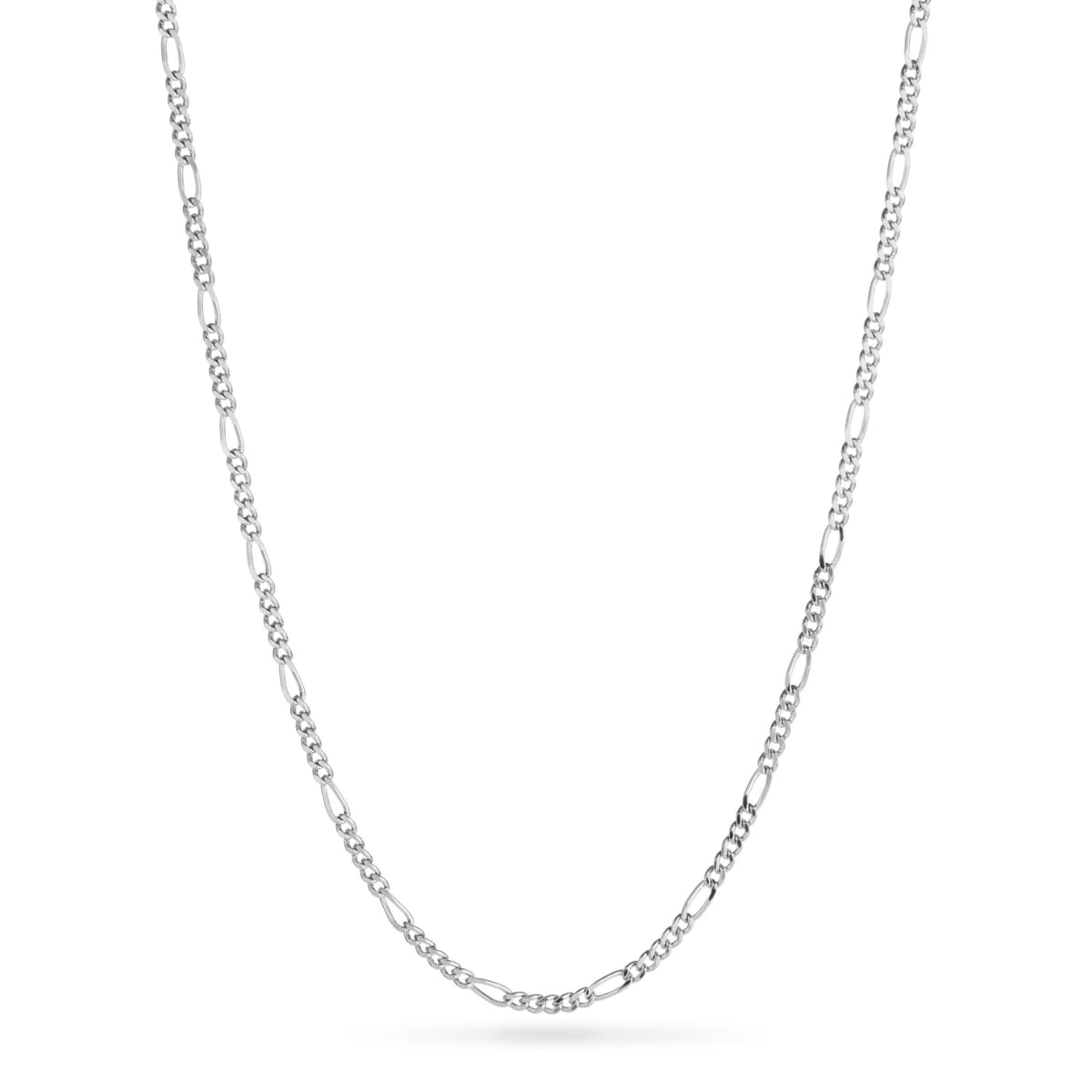 Floating Charm Heart Locket Necklace (Silver)