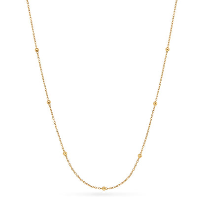 Sphere Chain Necklace (Gold)