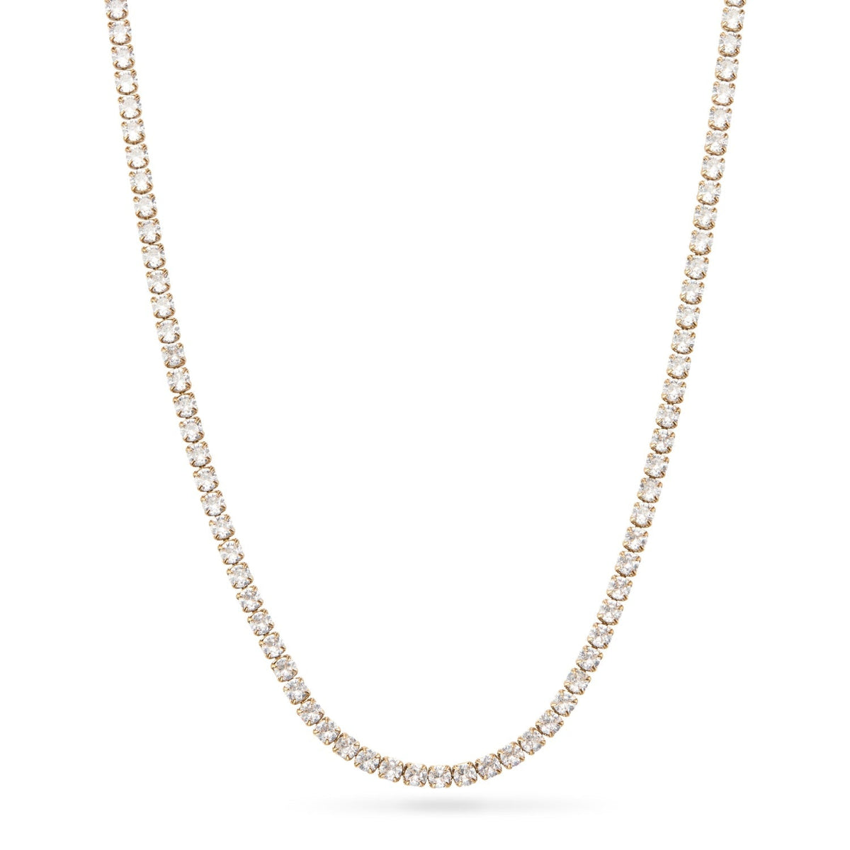Mother of Pearl Heart Necklace (Gold)